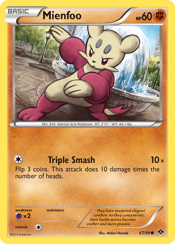 Mienfoo (67/99) [Black & White: Next Destinies] Reverse Holofoil