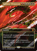 Ruinous Ultimatum (Borderless) [Tarkir: Dragonstorm Special Guests] Foil