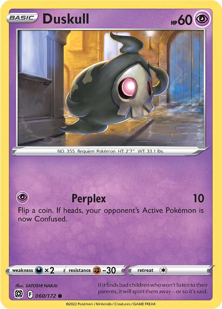 Duskull (060/172) [Sword & Shield: Brilliant Stars] Reverse Holofoil