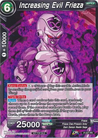 Increasing Evil Frieza (P-037) [Promotion Cards] Parallel Foil