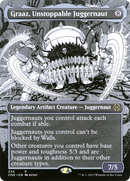Graaz, Unstoppable Juggernaut (Borderless Manga) [Phyrexia: All Will Be One] Foil