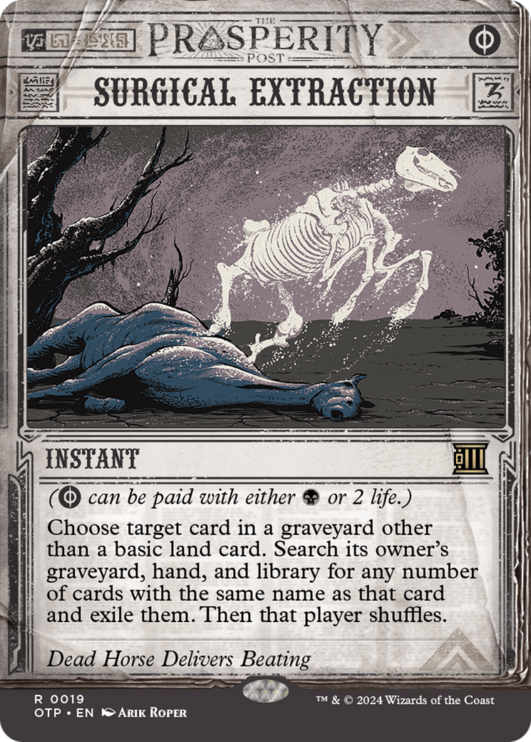 Surgical Extraction [Outlaws of Thunder Junction: Breaking News] Foil