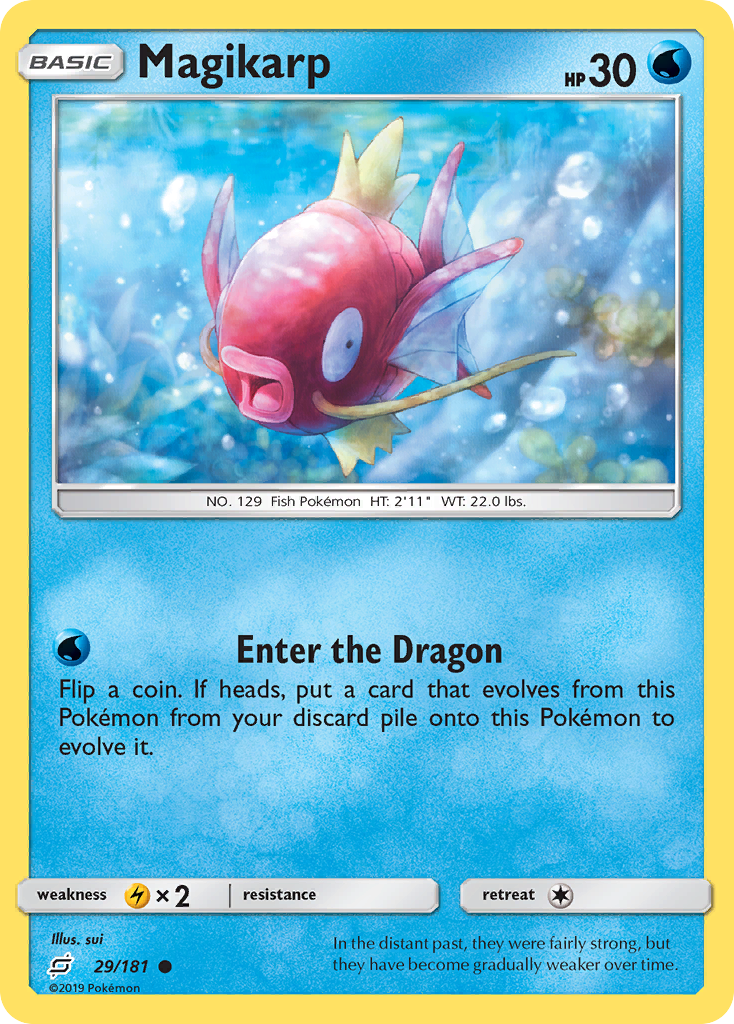 Magikarp (29/181) [Sun & Moon: Team Up] Reverse Holofoil
