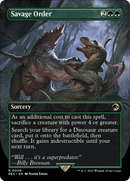 Savage Order (Borderless) [Jurassic World Collection] Foil