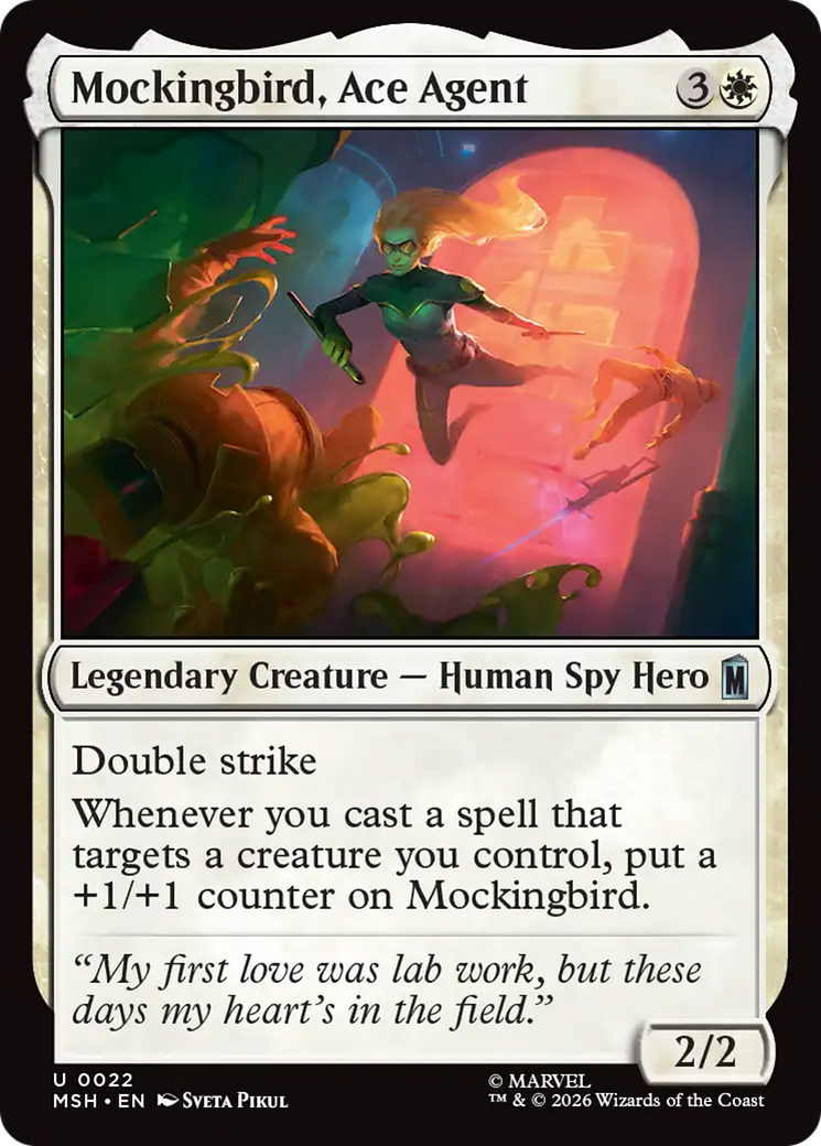 Mockingbird, Ace Agent [Marvel Super Heroes] Foil