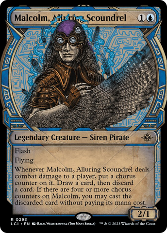 Malcolm, Alluring Scoundrel (Showcase) [The Lost Caverns of Ixalan] Foil