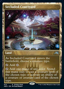 Secluded Courtyard (Promo Pack) [Kamigawa: Neon Dynasty Promos] Foil
