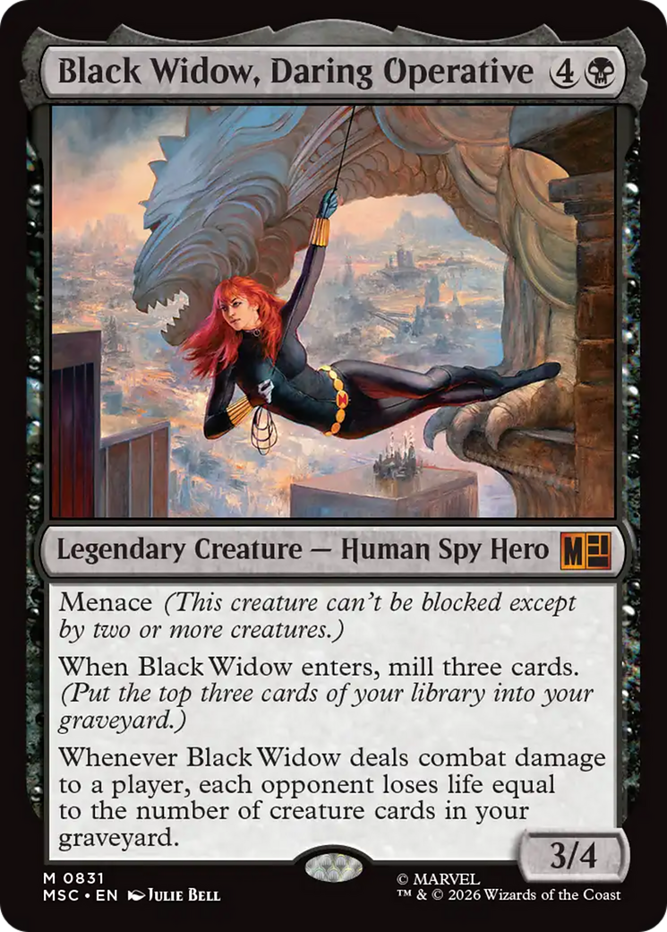 Black Widow, Daring Operative [Marvel Super Heroes Commander] Foil