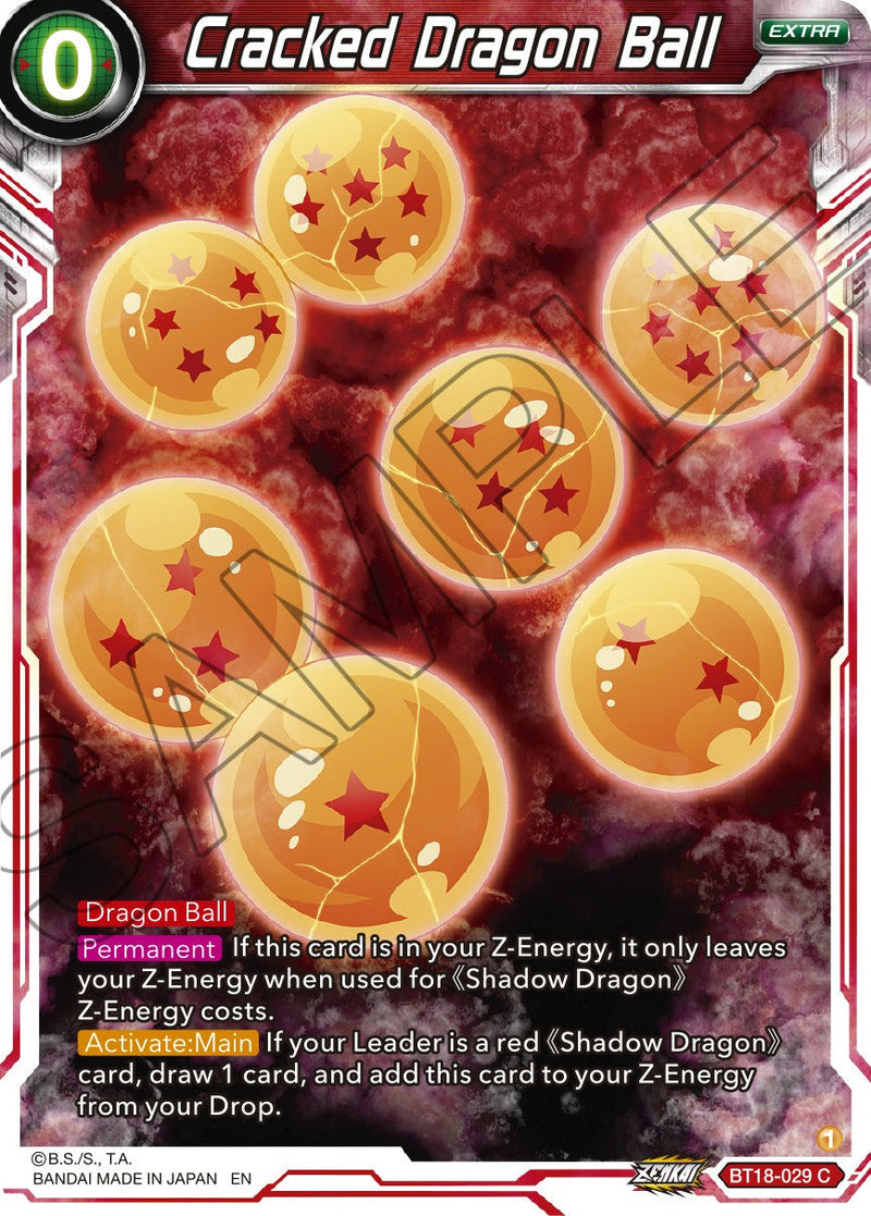 Cracked Dragon Ball (BT18-029) [Dawn of the Z-Legends] Parallel Foil