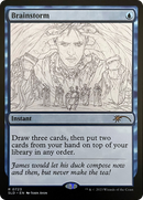 Brainstorm (0723) (Sketch Showcase) [Secret Lair Drop Series] Foil
