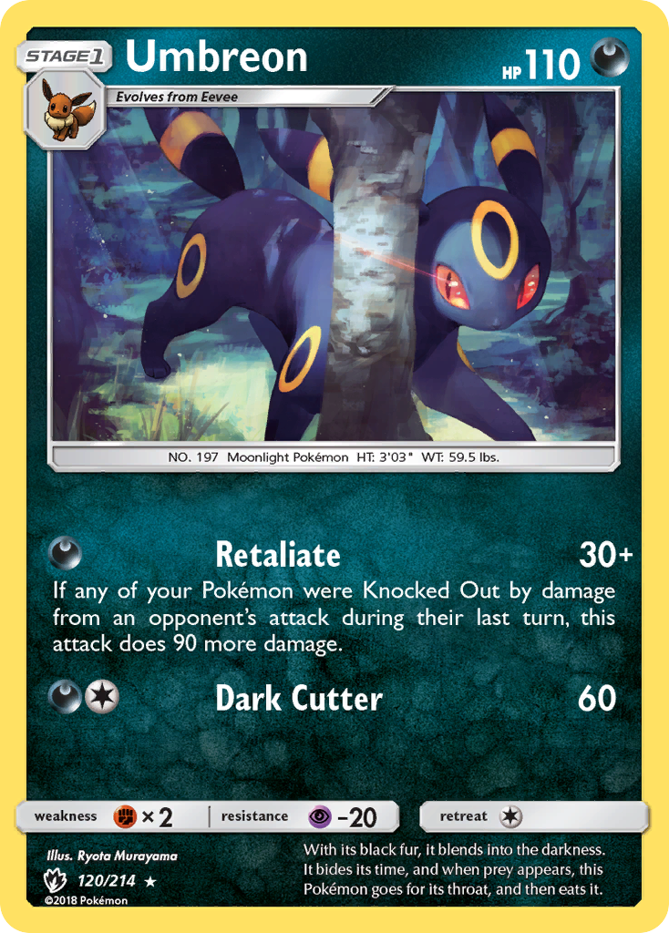 Umbreon (120/214) [Sun & Moon: Lost Thunder] Reverse Holofoil