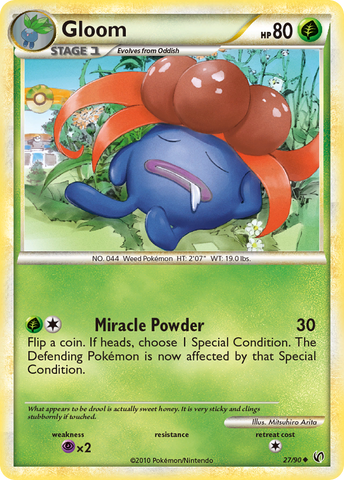 Gloom (27/90) [HeartGold & SoulSilver: Undaunted] Reverse Holofoil