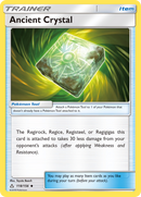 Ancient Crystal (118/156) [Sun & Moon: Ultra Prism] Reverse Holofoil