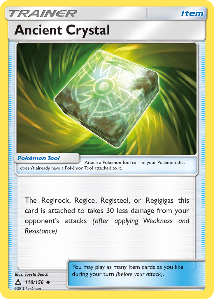 Ancient Crystal (118/156) [Sun & Moon: Ultra Prism] Reverse Holofoil