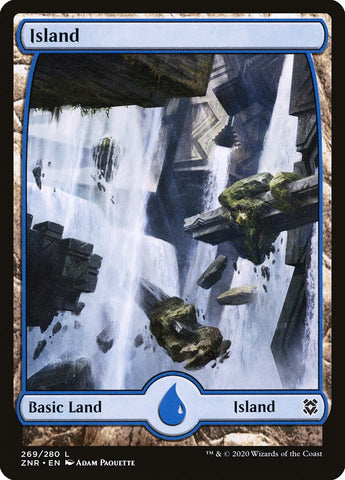 Island (269) [Zendikar Rising] Foil