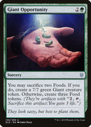Giant Opportunity [Throne of Eldraine] Foil