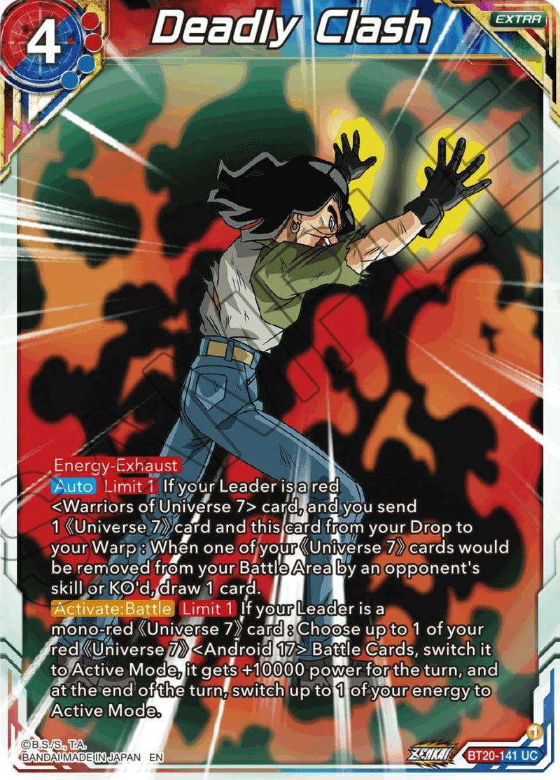Deadly Clash (BT20-141) [Power Absorbed] Parallel Foil