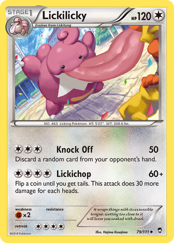 Lickilicky (79/111) [XY: Furious Fists] Reverse Holofoil