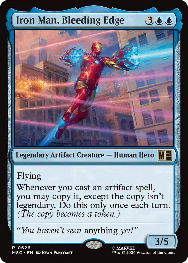 Iron Man, Bleeding Edge [Marvel Super Heroes Commander] Foil