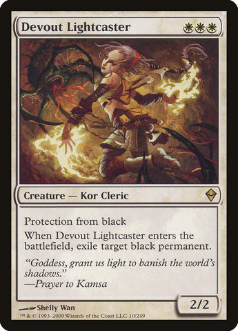 Devout Lightcaster [Zendikar] Foil