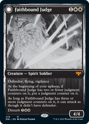 Faithbound Judge // Sinner's Judgment [Innistrad: Double Feature] Foil