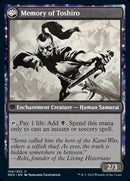 Life of Toshiro Umezawa // Memory of Toshiro [Kamigawa: Neon Dynasty] Foil