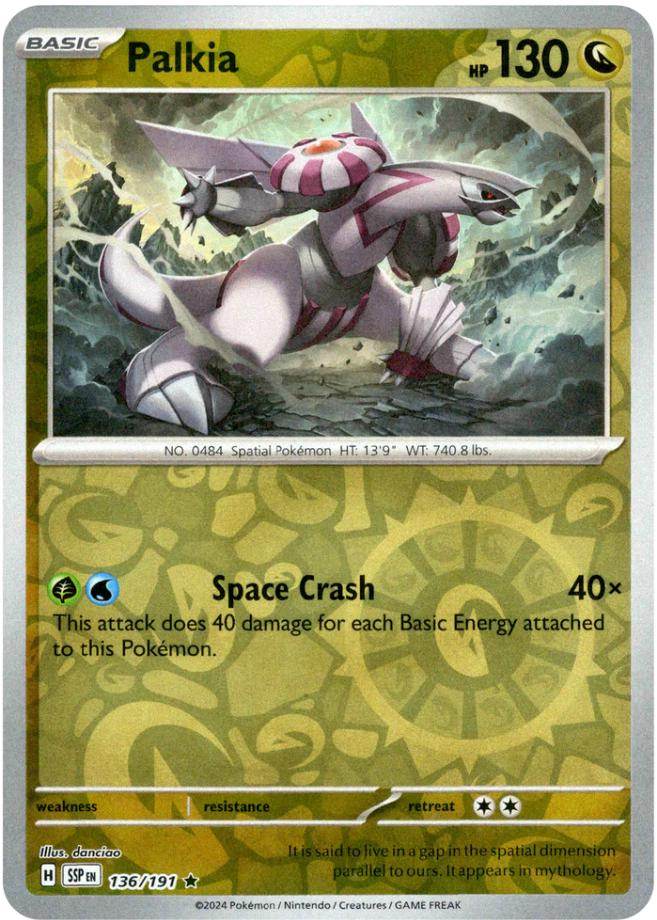 Palkia (136/191) [Scarlet & Violet: Surging Sparks] Reverse Holofoil