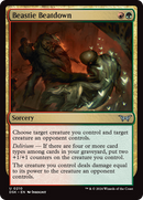 Beastie Beatdown [Duskmourn: House of Horror] Foil