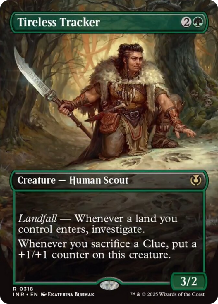 Tireless Tracker (Borderless) [Innistrad Remastered] Foil