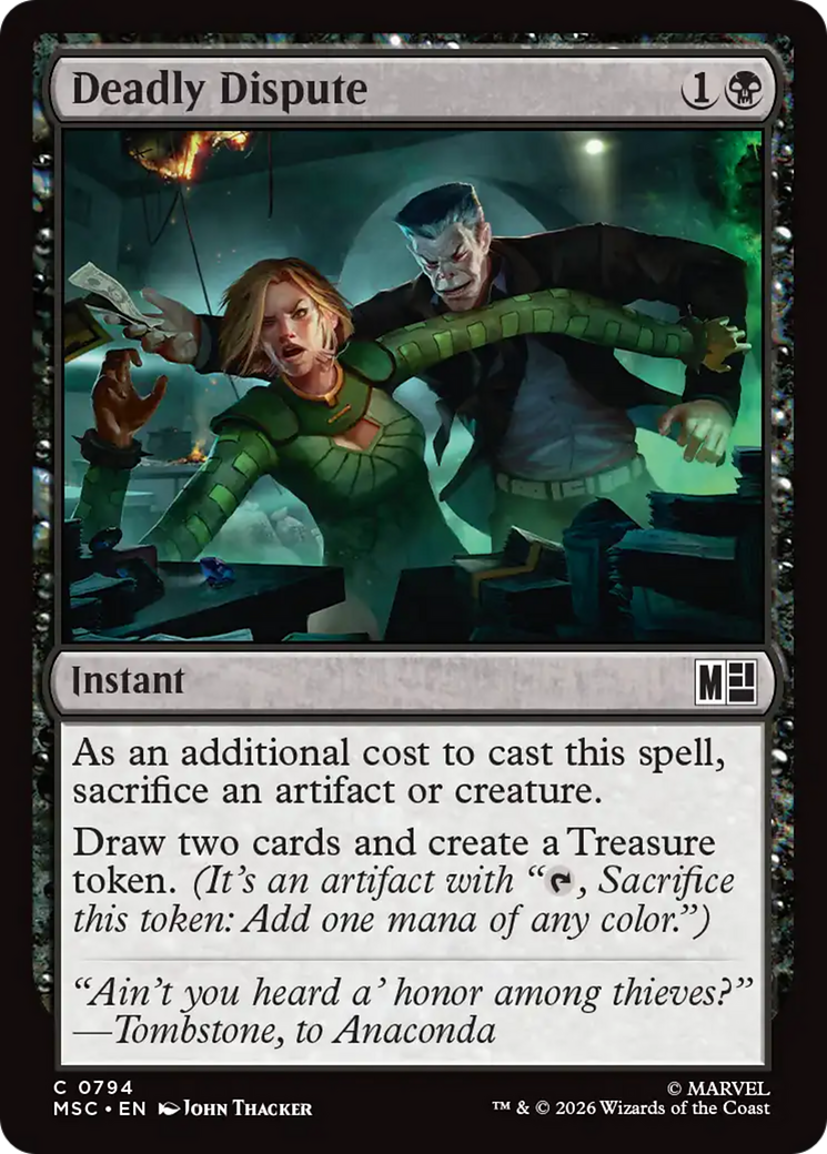 Deadly Dispute [Marvel Super Heroes Commander] Foil