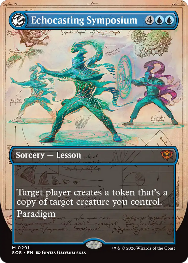 Echocasting Symposium (Borderless) [Secrets of Strixhaven] Foil