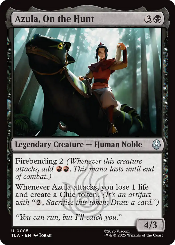 Azula, On the Hunt [Avatar: The Last Airbender] Foil