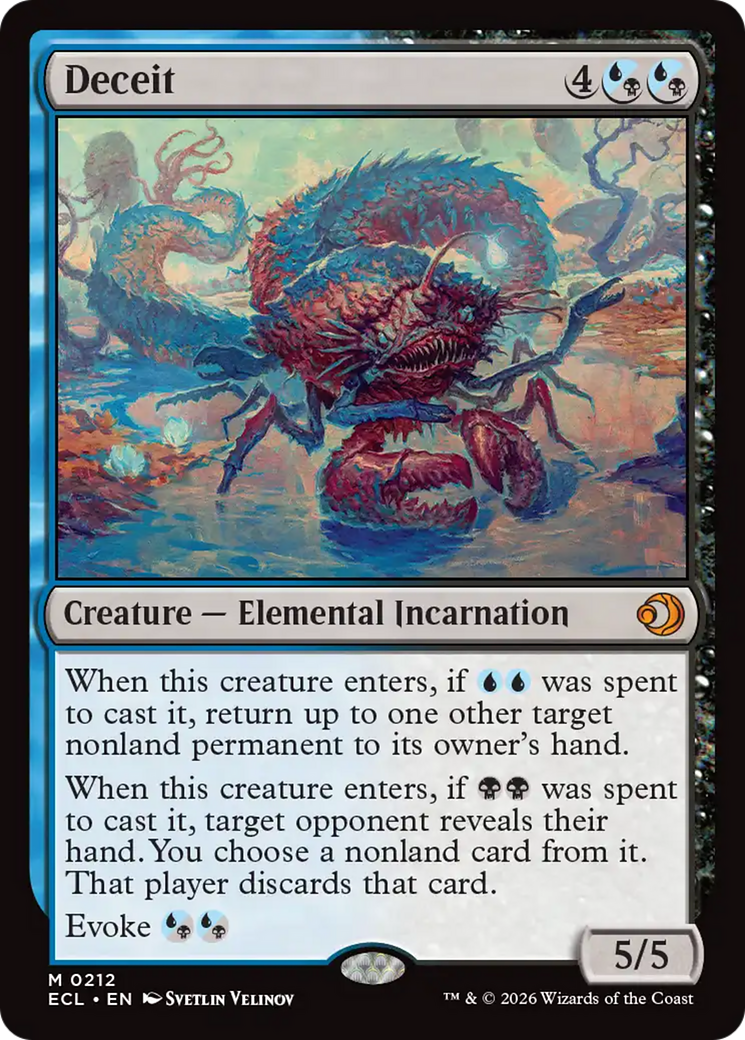 Deceit [Lorwyn Eclipsed] Foil