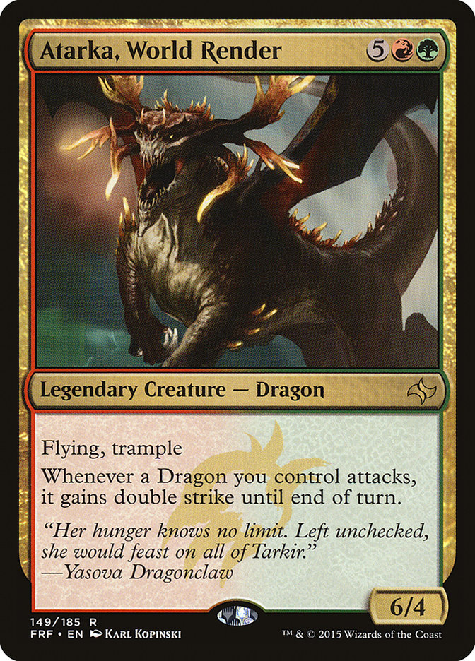 Atarka, World Render [Fate Reforged] Foil