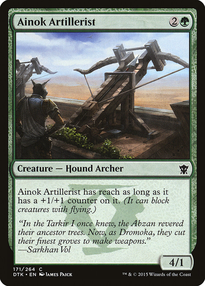 Ainok Artillerist [Dragons of Tarkir] Foil