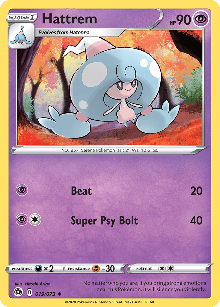 Hattrem (019/073) [Sword & Shield: Champion's Path] Reverse Holofoil