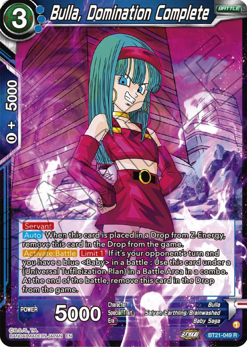 Bulla, Domination Complete (BT21-049) [Wild Resurgence] Parallel Foil
