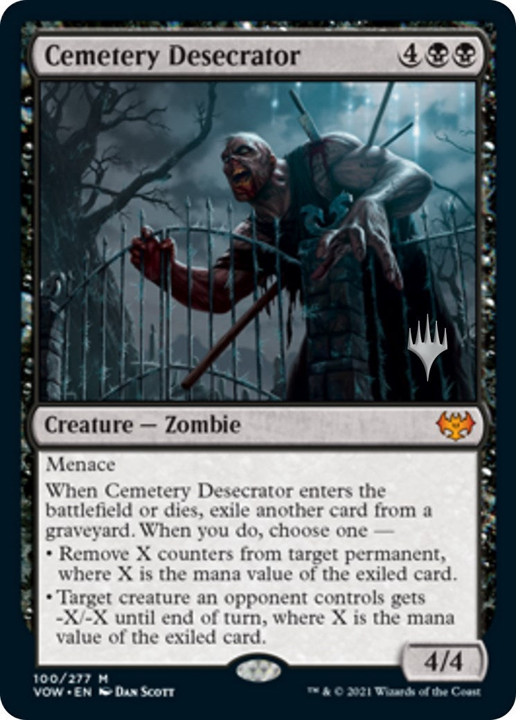 Cemetery Desecrator [Aetherdrift Promos] Foil