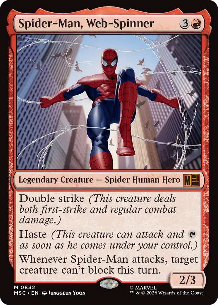 Spider-Man, Web-Spinner [Marvel Super Heroes Commander] Foil