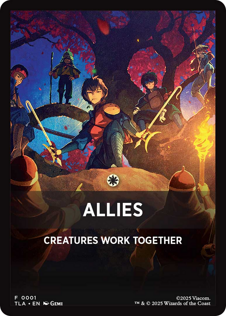 Allies Theme Card [Avatar: The Last Airbender: Eternal-Legal] Foil