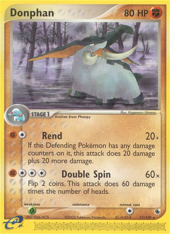 Donphan (17/109) [EX: Ruby & Sapphire] Reverse Holofoil