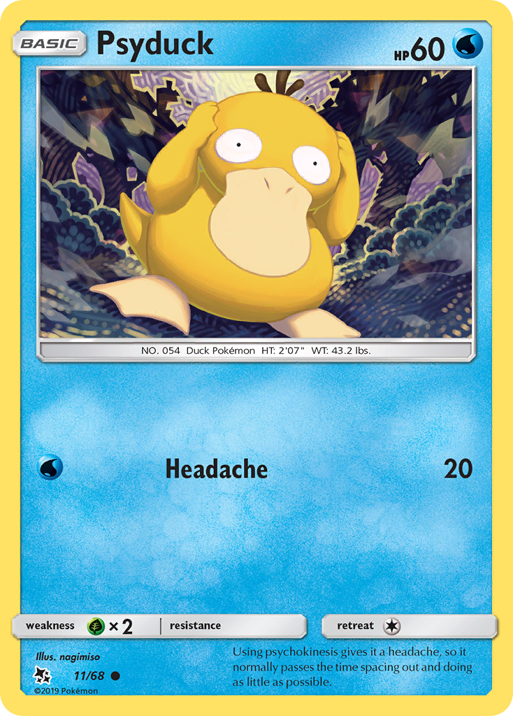 Psyduck (11/68) [Sun & Moon: Hidden Fates] Reverse Holofoil