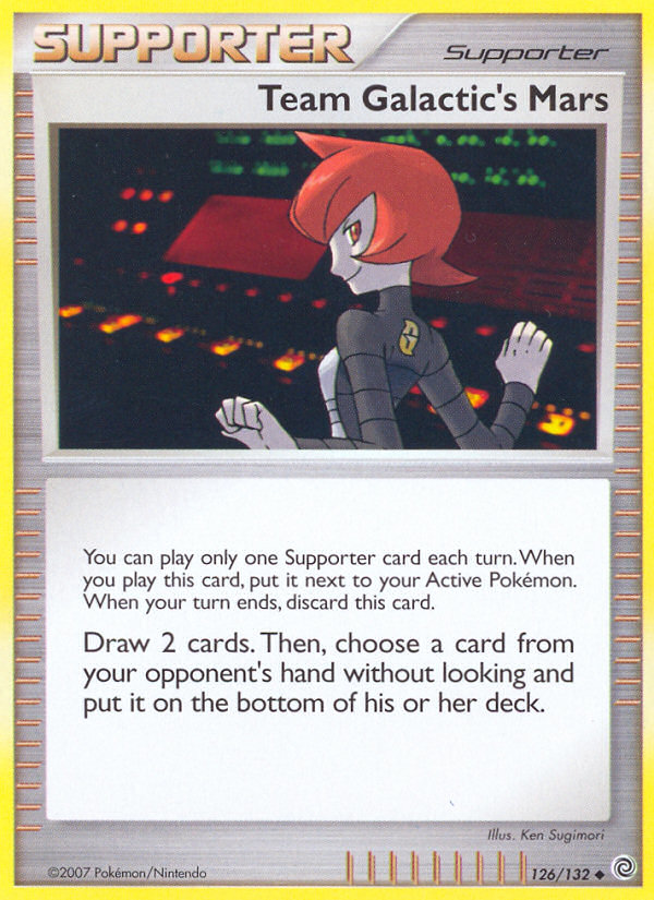Team Galactic's Mars (126/132) [Diamond & Pearl: Secret Wonders] Reverse Holofoil