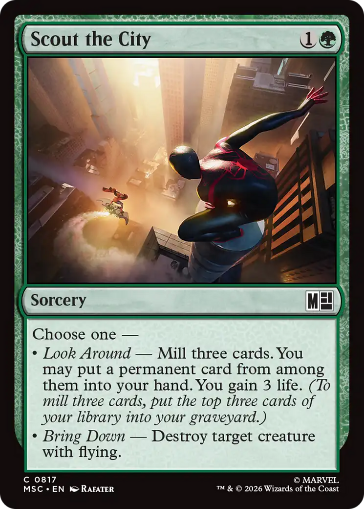 Scout the City [Marvel Super Heroes Commander] Foil