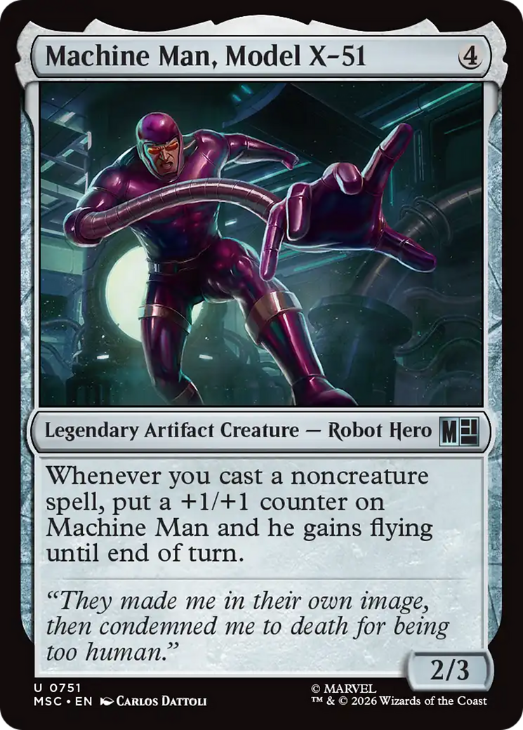 Machine Man, Model X-51 [Marvel Super Heroes Commander] Foil