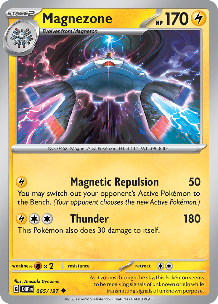 Magnezone (065/197) [Scarlet & Violet: Obsidian Flames] Reverse Holofoil