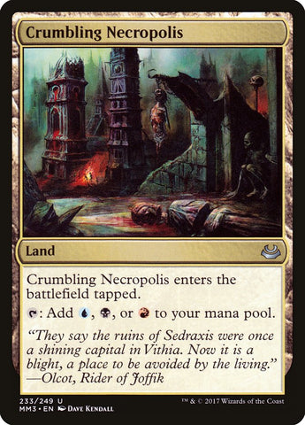 Crumbling Necropolis [Modern Masters 2017] Foil