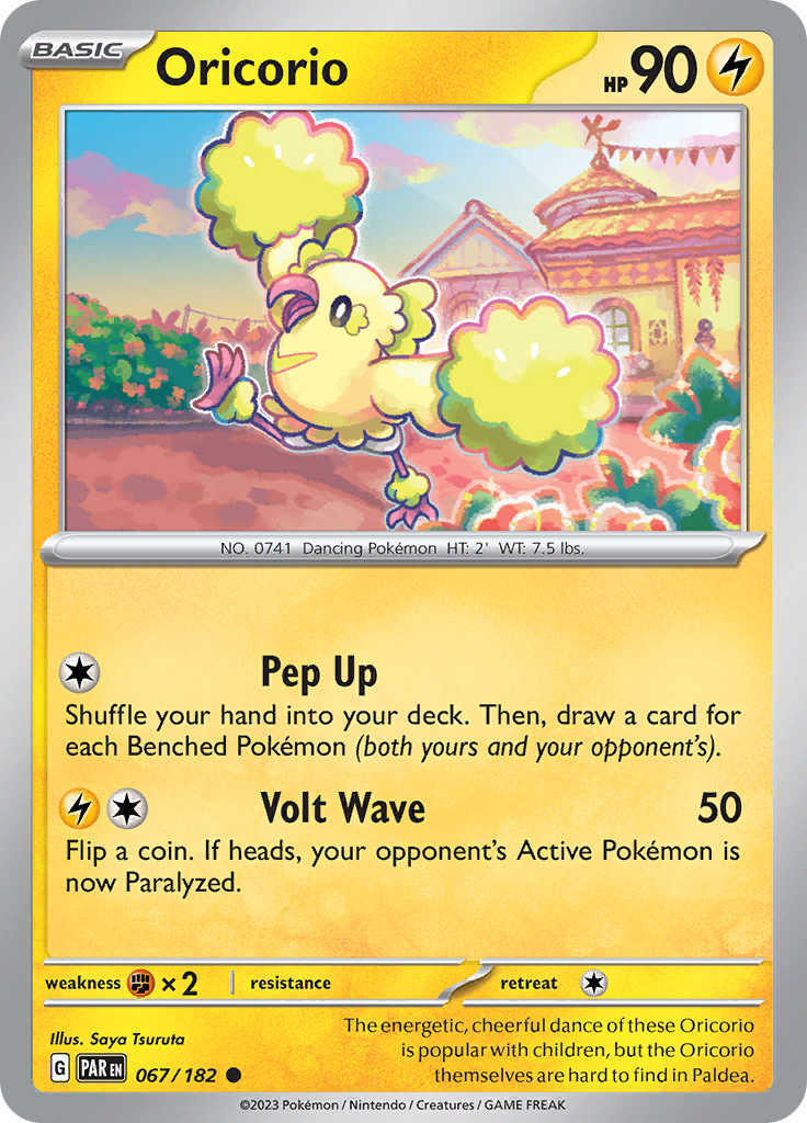 Oricorio (067/182) [Scarlet & Violet: Paradox Rift] Reverse Holofoil