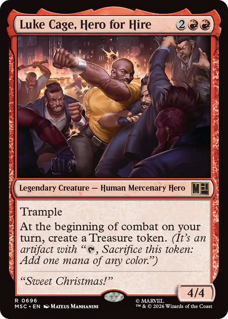Luke Cage, Hero for Hire [Marvel Super Heroes Commander] Foil