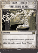 Vanishing Verse [Outlaws of Thunder Junction: Breaking News] Foil
